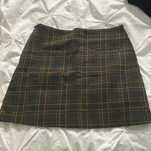 Plaid Skirt from Korea Free Size